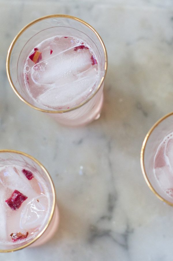 Rose & Rhubarb Soda